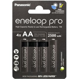 Аккумуляторы Panasonic Eneloop PRO AA 2500mAh 4 шт/уп (BK-3HCDE/4CP)