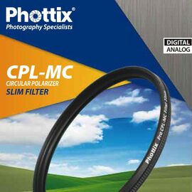 Светофильтр Phottix CPL-MC Slim, 82mm