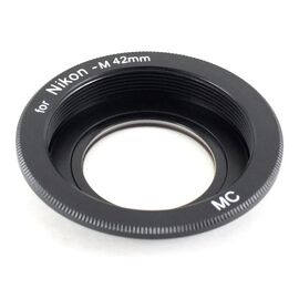 Переходное кольцо M42 - Nikon (c линзой)