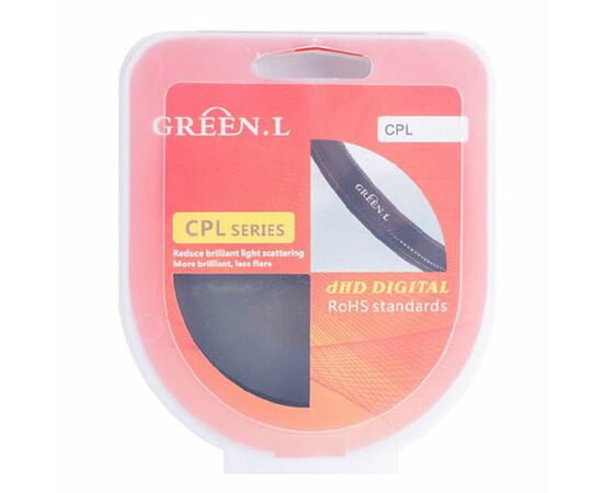 Поляризационный фильтр Green.L CPL 52мм, изображение 2