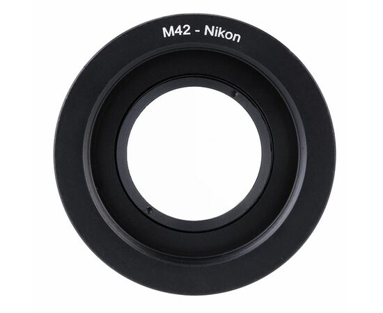 Переходное кольцо M42 - Nikon (c линзой), изображение 3