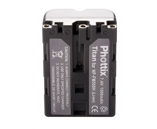 Аккумулятор DSTE NP-FM500H (2300 mAh), изображение 2