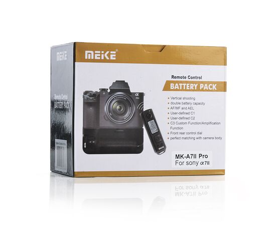 Батарейный блок Meike MK-A7II PRO (VG-C2EM) для Sony A7II, A7RII + пульт, изображение 7