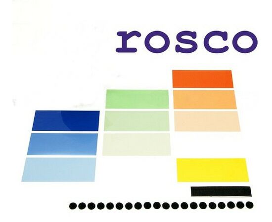 Цветные гелевые фильтры Rosco 10шт