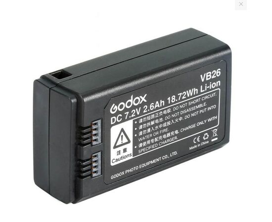 Аккумулятор Godox VB26 для вспышек V1, V860III, изображение 2