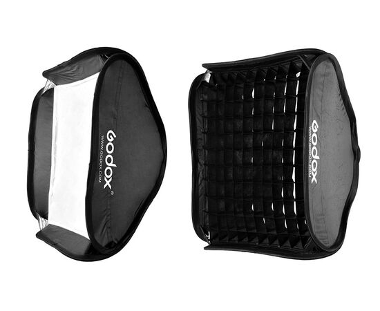 Софт-бокс Godox 60x60 см + тримач S2-type + стільники (SGGV-6060), зображення 10