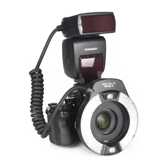 Кольцевая макровспышка Yongnuo YN-14EX II для Sony, изображение 2 Кольцевая макровспышка Yongnuo YN-14EX II для Sony, изображение 2