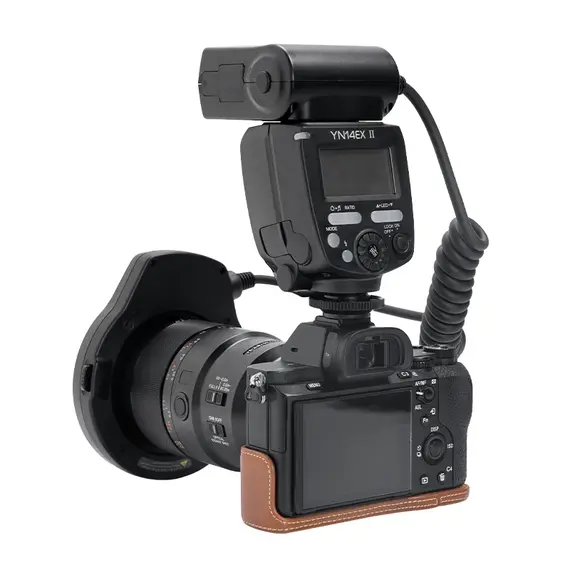 Кольцевая макровспышка Yongnuo YN-14EX II для Sony, изображение 4 Кольцевая макровспышка Yongnuo YN-14EX II для Sony, изображение 4