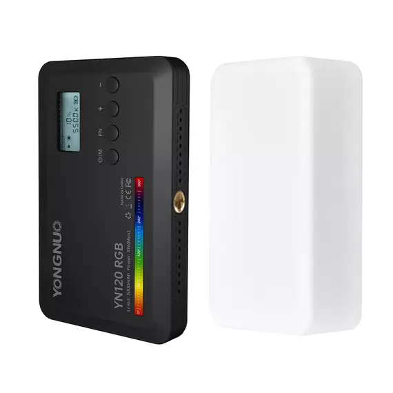 Осветитель LED Yongnuo YN120 RGB 2500K-9900K, изображение 2 Осветитель LED Yongnuo YN120 RGB 2500K-9900K, изображение 2