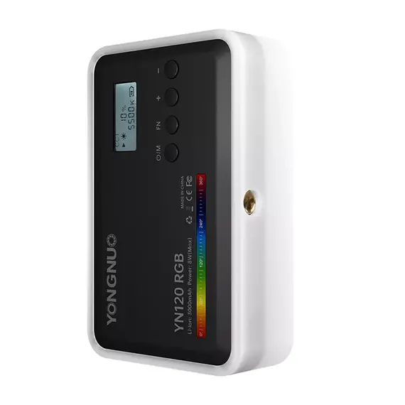 Осветитель LED Yongnuo YN120 RGB 2500K-9900K, изображение 3 Осветитель LED Yongnuo YN120 RGB 2500K-9900K, изображение 3