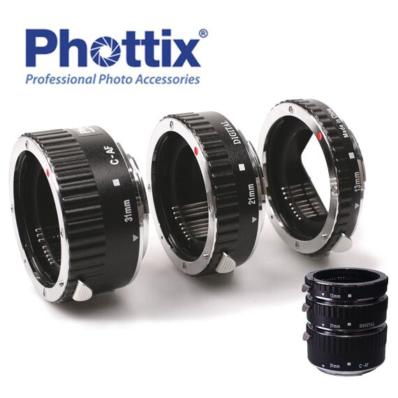 Автофокусные (AF) макрокольца Phottix для Canon