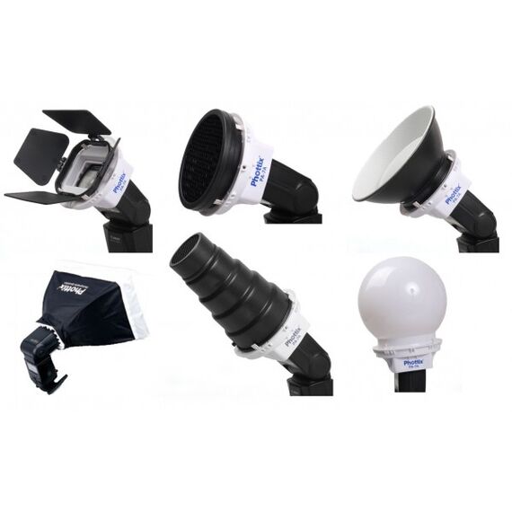 Профессиональный набор рассеивателей Phottix Hydra 8 Flash Kit