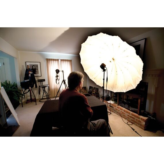 Параболічна парасолька на відображення Godox Para-Pro 152см Black&Silver UB-L3-60, зображення 4