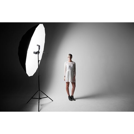 Параболічна парасолька на відображення Godox Para-Pro 152см Black&Silver UB-L3-60, зображення 3