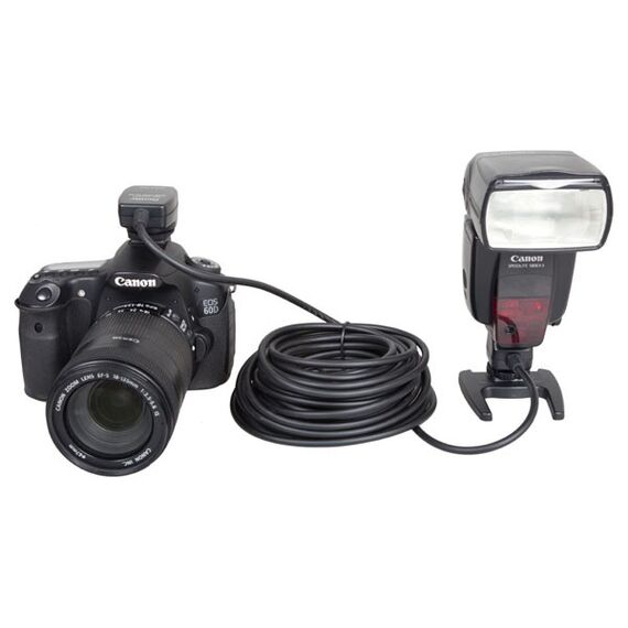 TTL-кабель Phottix OC-E3 для вспышек Canon (10 метров)