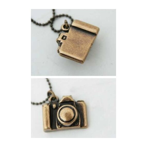 Подвеска "Фотоаппарат" Gold