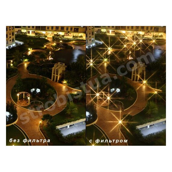 Зірковий фільтр (6-ти променевий) Green.L 62мм, зображення 3