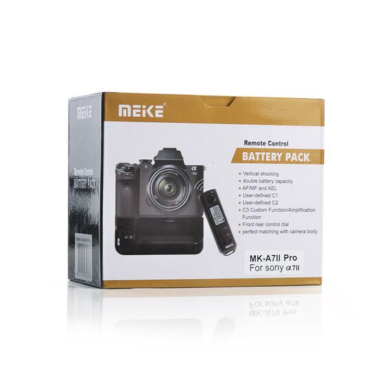 Батарейний блок Meike MK-A7II PRO (VG-C2EM) для Sony A7II, A7RII + пульт, зображення 8
