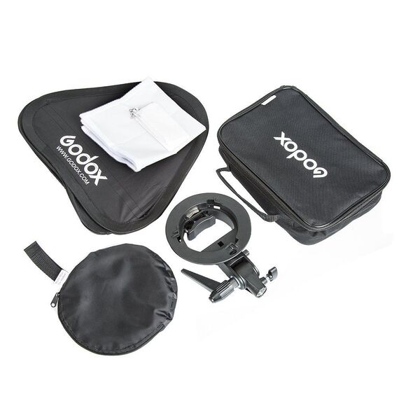Софт-бокс Godox Easy Box 50x50 см + утримувач S-type (SFUV5050), зображення 6 Софт-бокс Godox Easy Box 50x50 см + утримувач S-type (SFUV5050), зображення 6