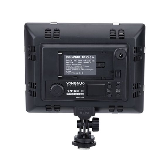 LED освітлювач Yongnuo YN-160 III (5600K), Кольорова температура: 5600K, зображення 4