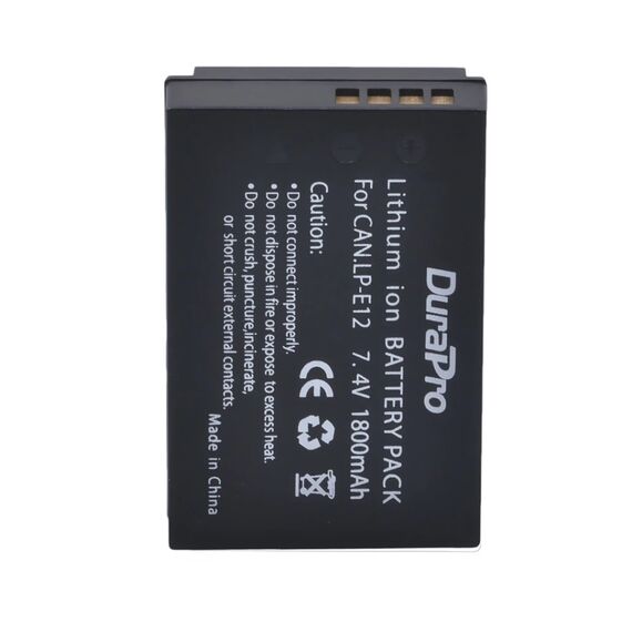 Аккумулятор Durapro LP-E12 для Canon, изображение 2