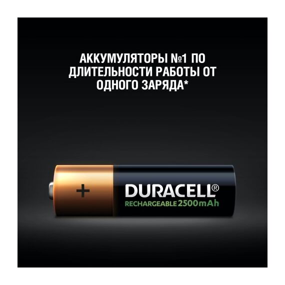 Аккумуляторы Duracell Turbo, АА 2500 mAh, 4 шт., изображение 4