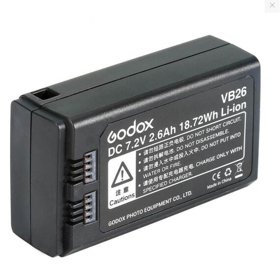 Аккумулятор Godox VB26 для вспышек V1, V860III, изображение 2
