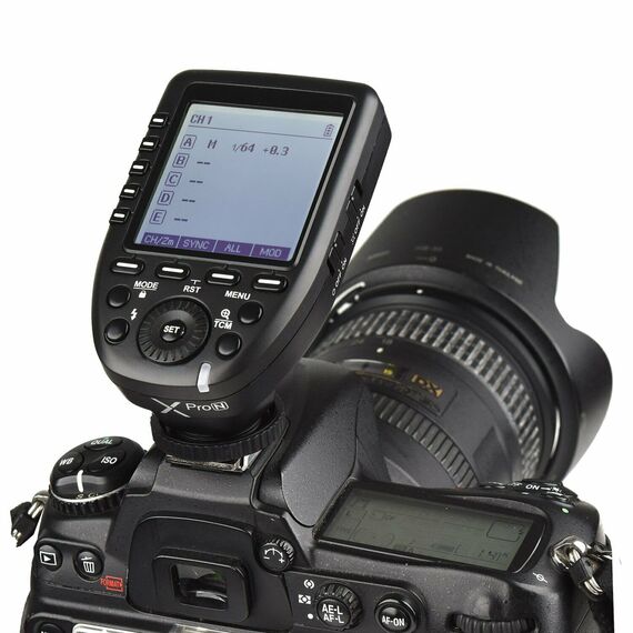 Контроллер-передатчик Godox XPro-N TTL HSS для Nikon, TTL-система: Nikon, изображение 2 Контроллер-передатчик Godox XPro-N TTL HSS для Nikon, TTL-система: Nikon, изображение 2