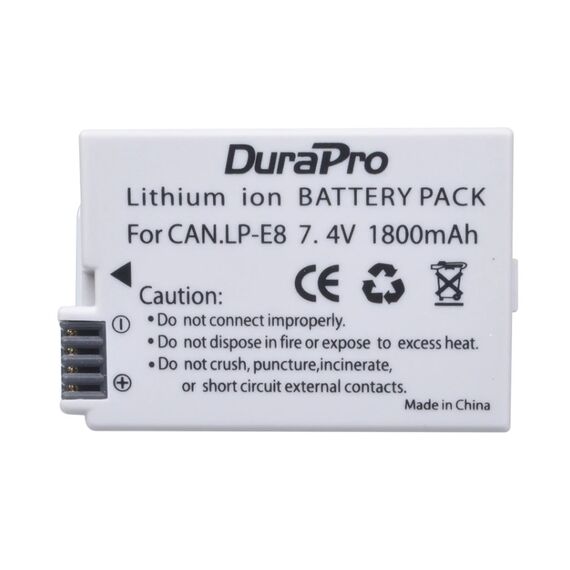 Аккумулятор Durapro LP-E8 для Canon, изображение 2
