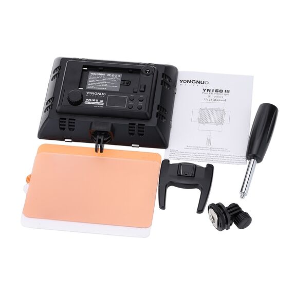 LED освітлювач Yongnuo YN-160 III (3200K-5600K), Кольорова температура: 3200/5600K, зображення 6