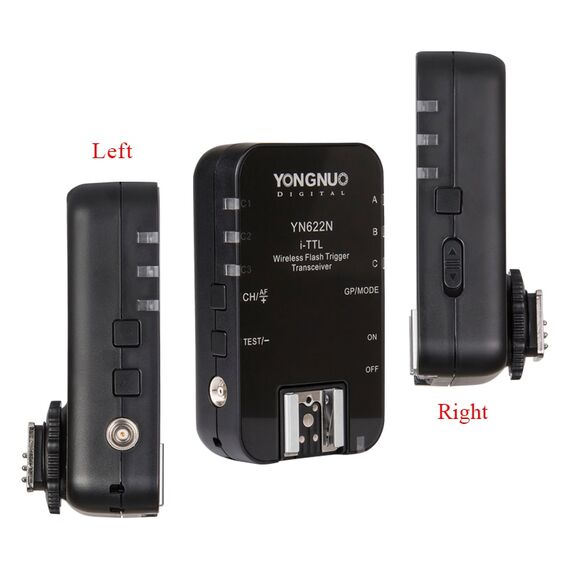 Радиосинхронизатор Yongnuo YN-622N KIT для Nikon i-TTL, изображение 5 Радиосинхронизатор Yongnuo YN-622N KIT для Nikon i-TTL, изображение 5