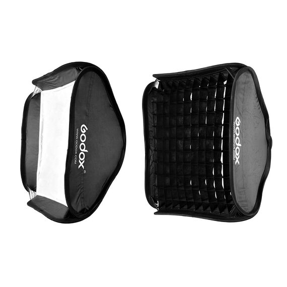 Софт-бокс Godox 80x80 см + тримач S2-type + стільники (SGGV-8080), зображення 7 Софт-бокс Godox 80x80 см + тримач S2-type + стільники (SGGV-8080), зображення 7