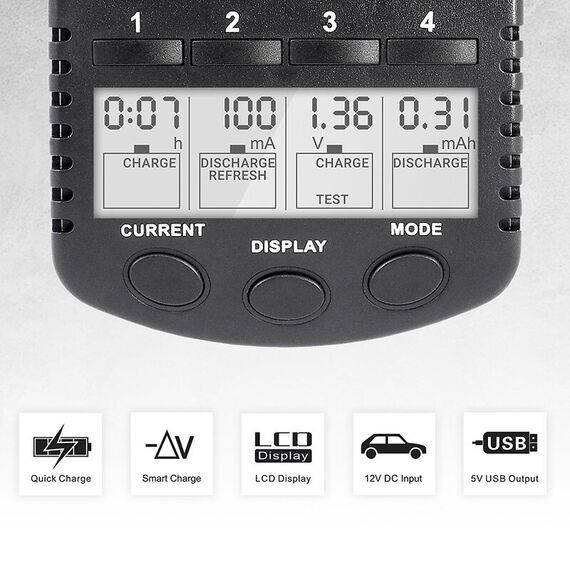 Зарядное EverActive NC-1000 Plus, изображение 2