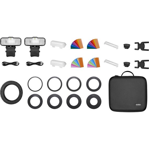 Godox MF12-K2 KIT комплект спалахів для макрозйомки, зображення 10 Godox MF12-K2 KIT комплект спалахів для макрозйомки, зображення 10