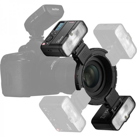 Godox MF12-K2 KIT комплект спалахів для макрозйомки, зображення 7 Godox MF12-K2 KIT комплект спалахів для макрозйомки, зображення 7