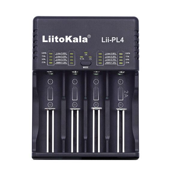 Зарядное устройство LiitoKala Lii-PL4 для АА, ААА, 18650, 26650