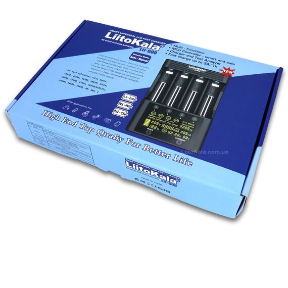 LiitoKala Lii-600 интеллектуальное зарядное устройство для АА, ААА, 18650, 26650, изображение 4